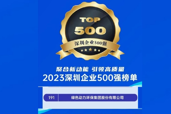 2023深圳企业500强榜单发布 东升国际位列第191名