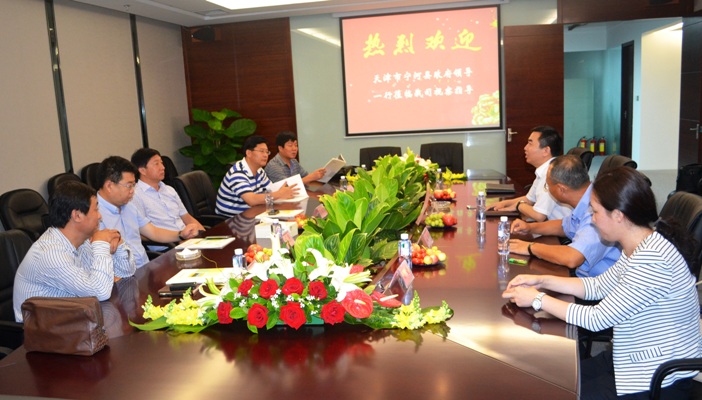 天津市宁河县政府领导考察东升国际