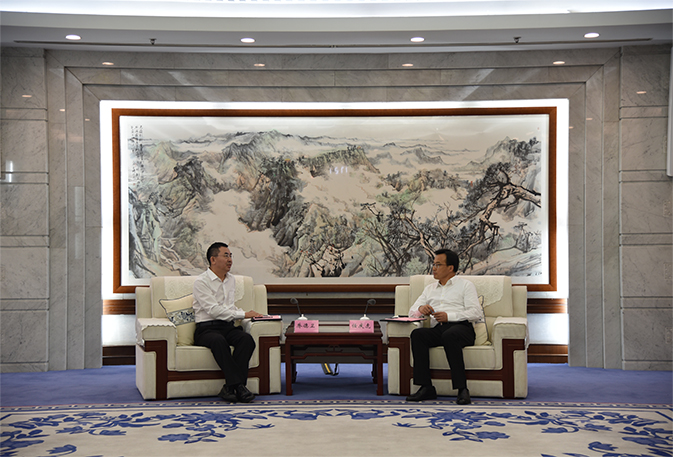 东升国际集团董事长乔德卫拜会济南市政府领导