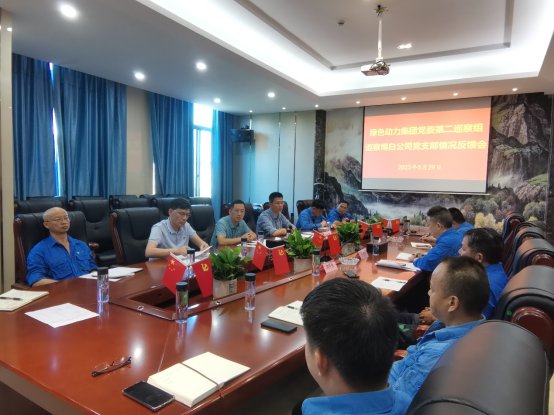 东升国际集团党委巡察组赴博白、汕头公司召开巡察情况反馈会